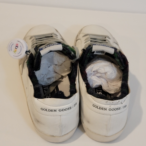 Golden Goose Sneakers womens or mens size 40 Superstar white wool liner thermal - Picture 14 of 15